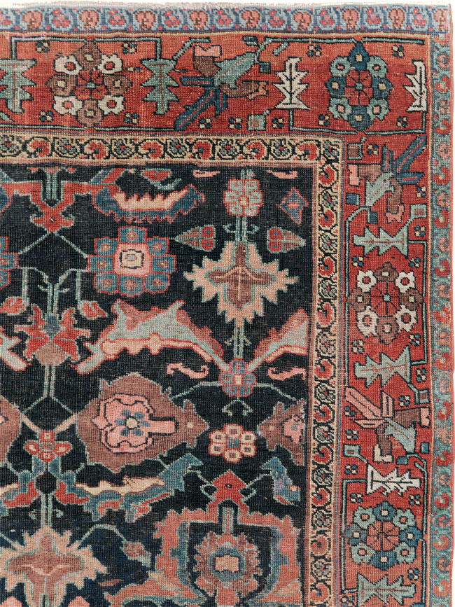 Antique Persian Bidjar Gallery Rug, No.29495 - Galerie Shabab