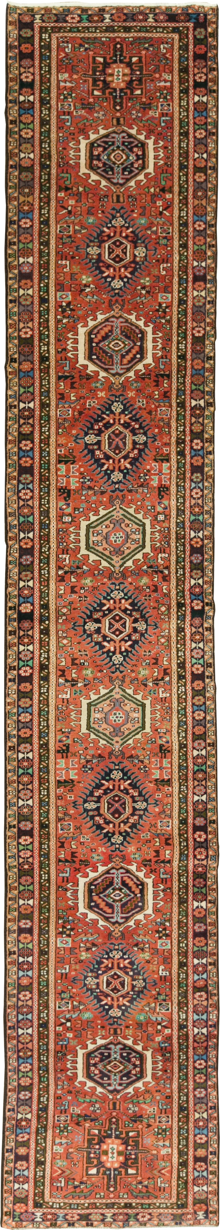 Vintage Persian Karajeh Long Runner, No.29498 - Galerie Shabab