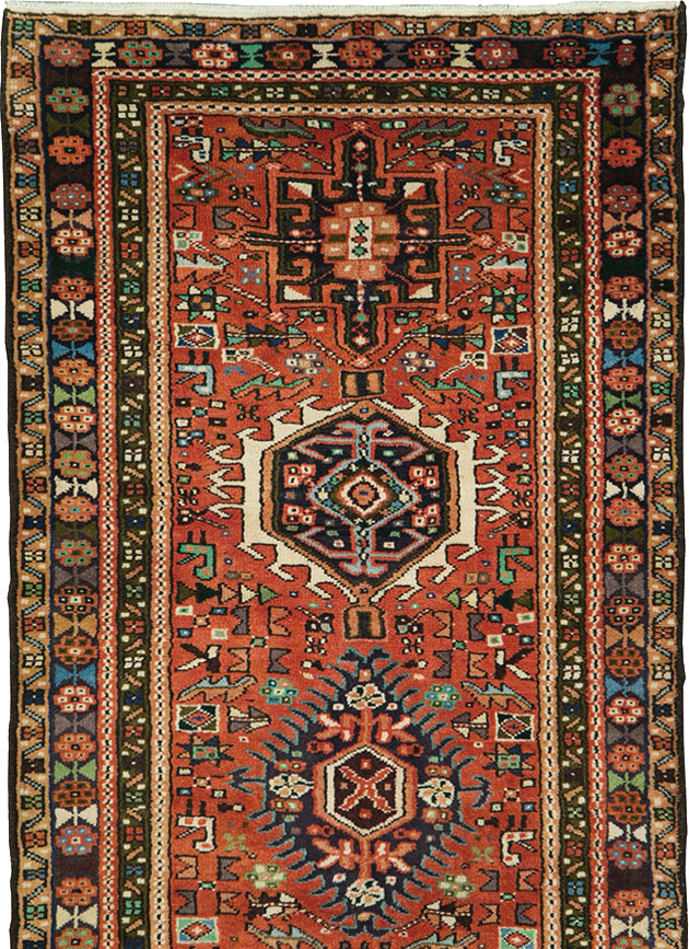 Vintage Persian Karajeh Long Runner, No.29498 - Galerie Shabab