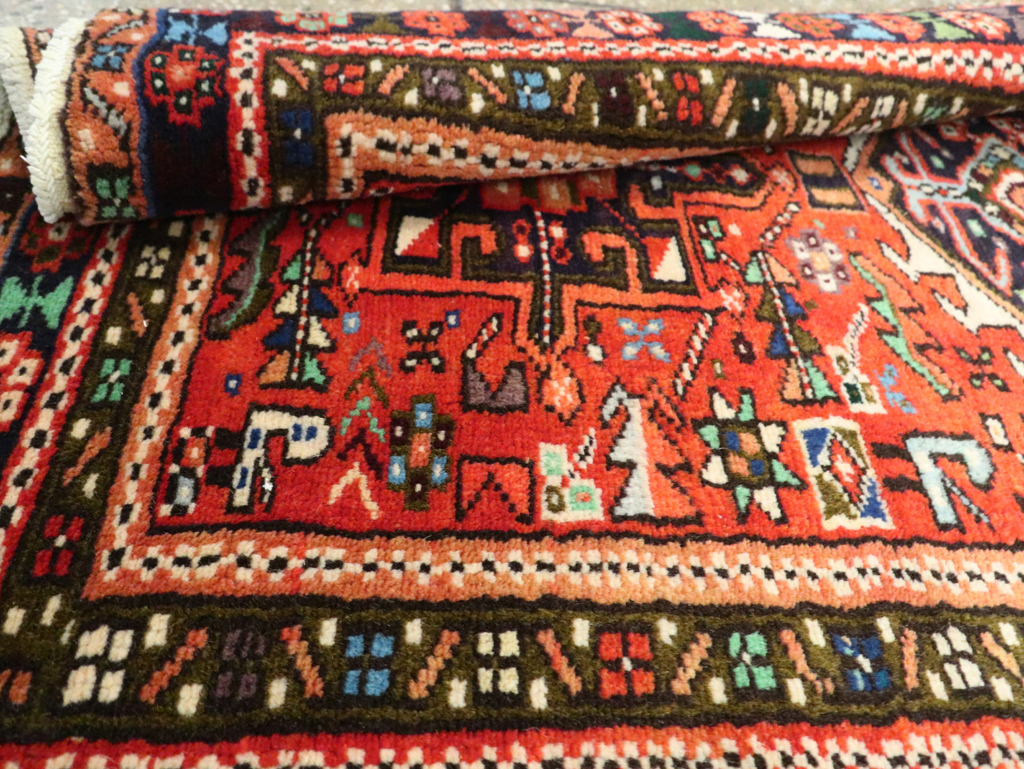 Vintage Persian Karajeh Long Runner, No.29498 - Galerie Shabab