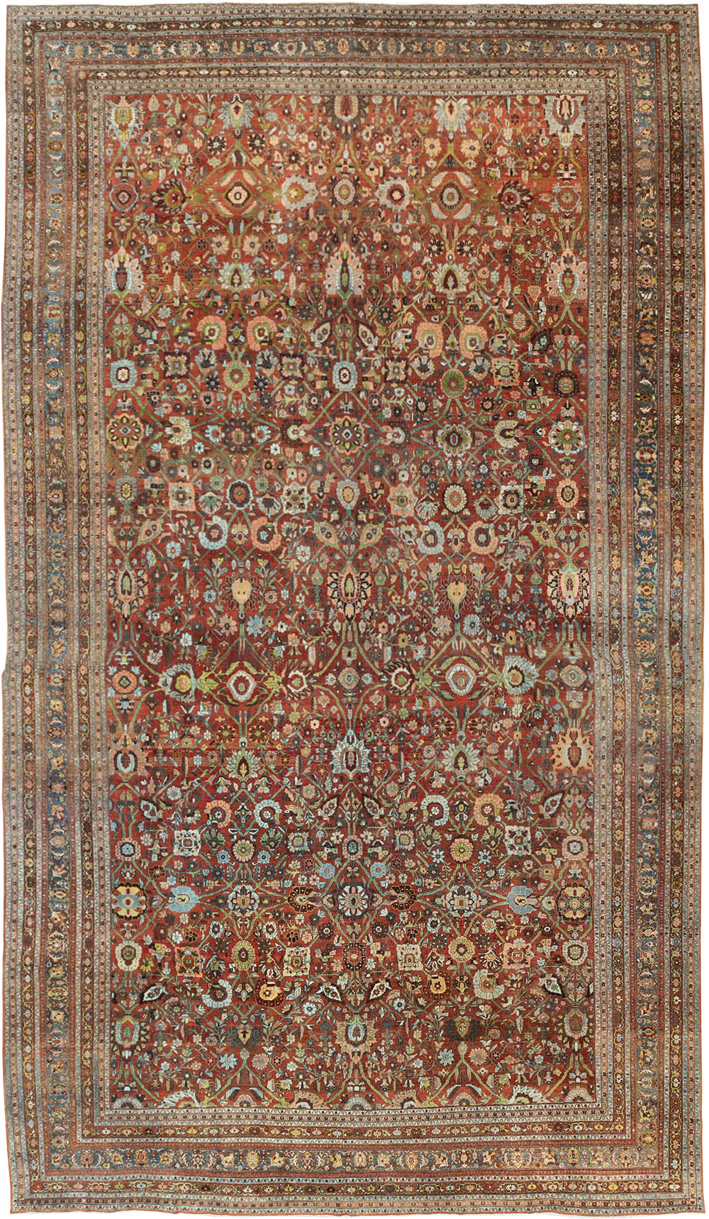 Antique Persian Bidjar Oversize Carpet, No.29500 - Galerie Shabab