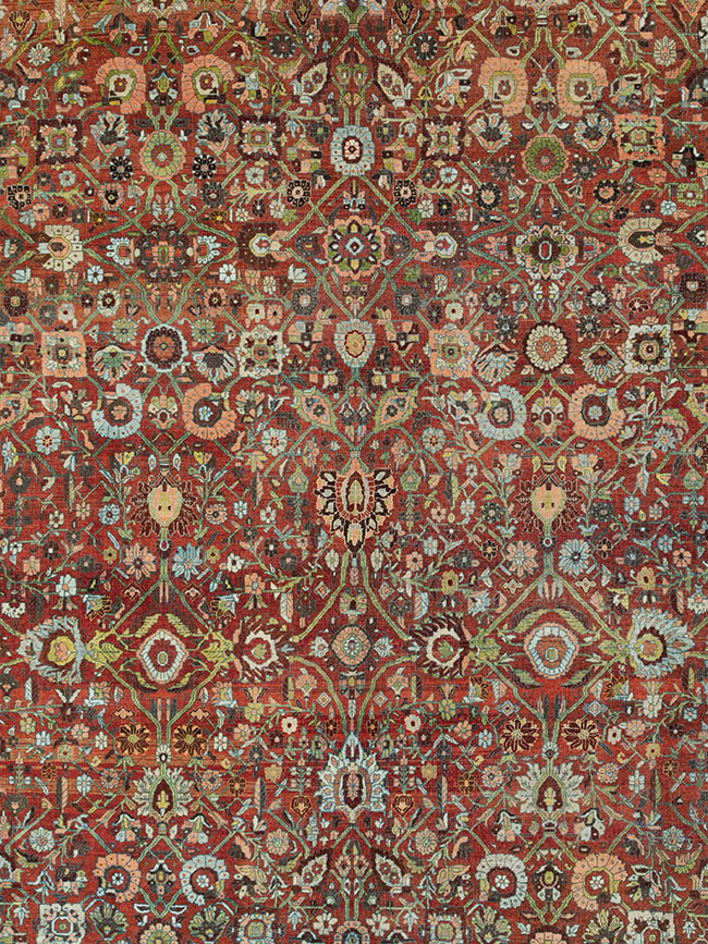 Antique Persian Bidjar Oversize Carpet, No.29500 - Galerie Shabab