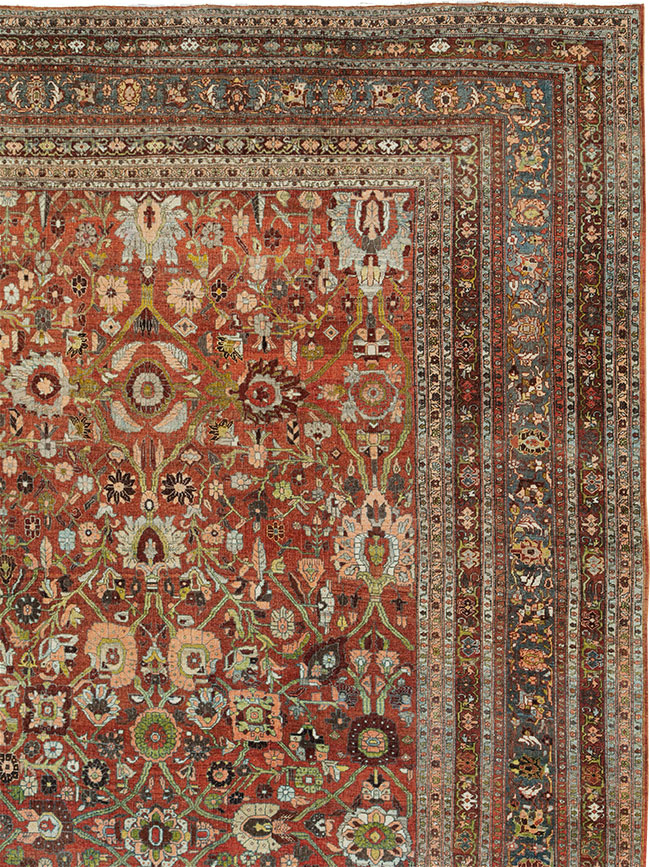Antique Persian Bidjar Oversize Carpet, No.29500 - Galerie Shabab