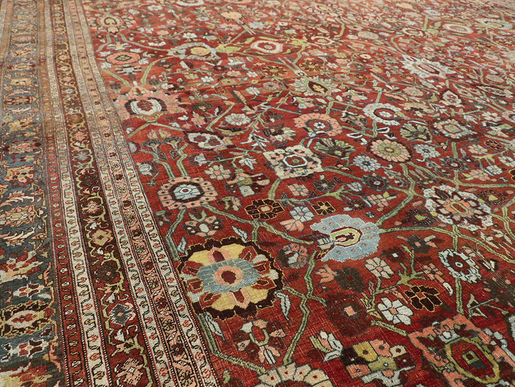 Antique Persian Bidjar Oversize Carpet, No.29500 - Galerie Shabab
