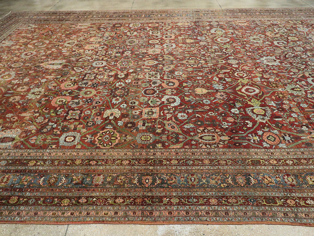 Antique Persian Bidjar Oversize Carpet, No.29500 - Galerie Shabab