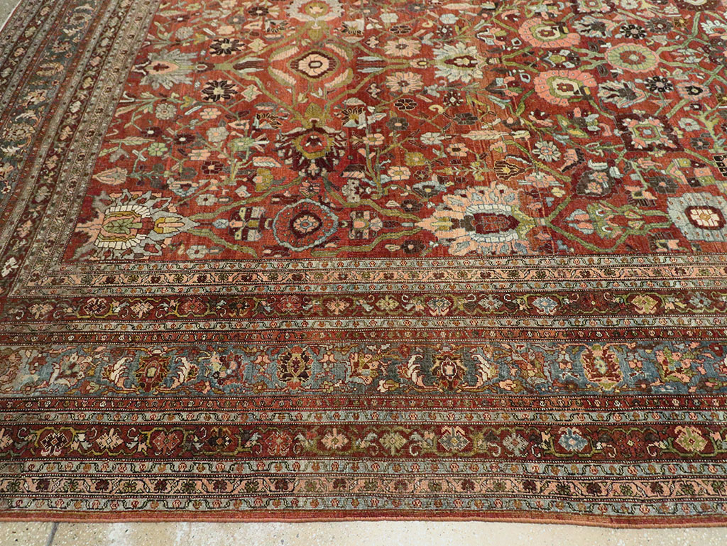 Antique Persian Bidjar Oversize Carpet, No.29500 - Galerie Shabab