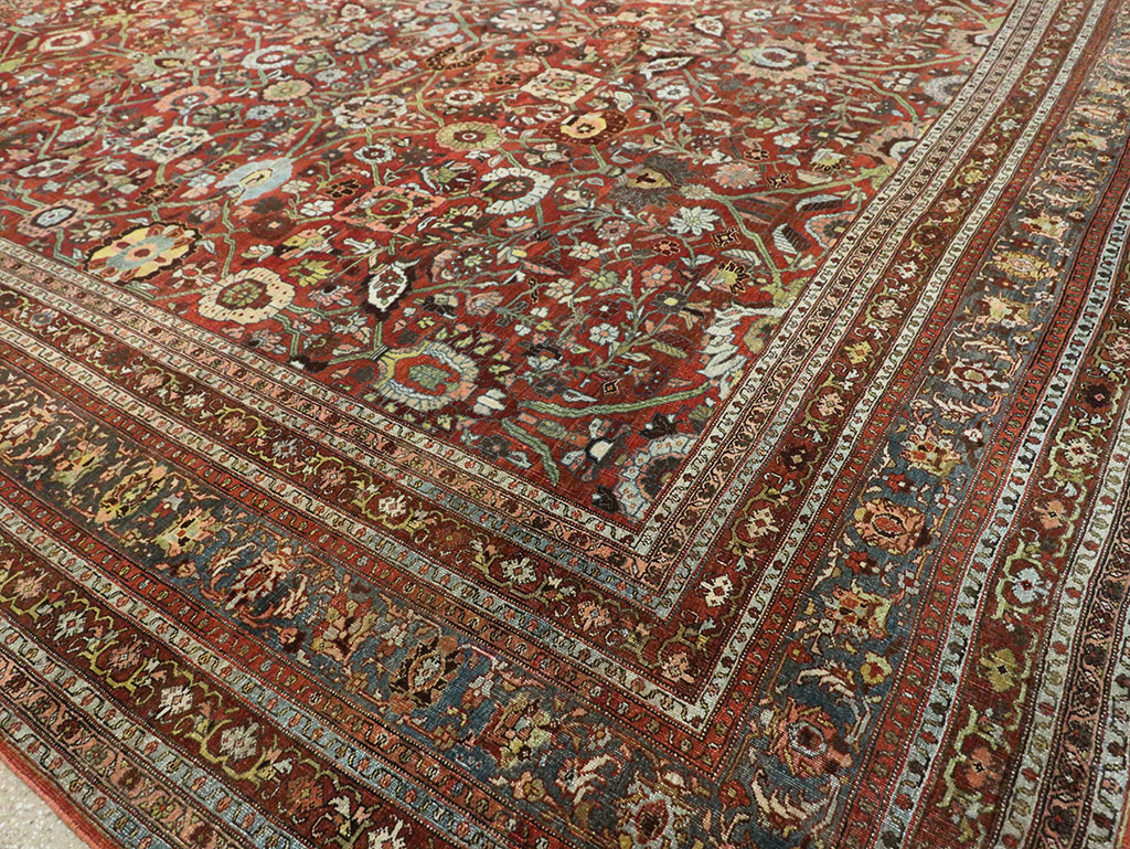 Antique Persian Bidjar Oversize Carpet, No.29500 - Galerie Shabab