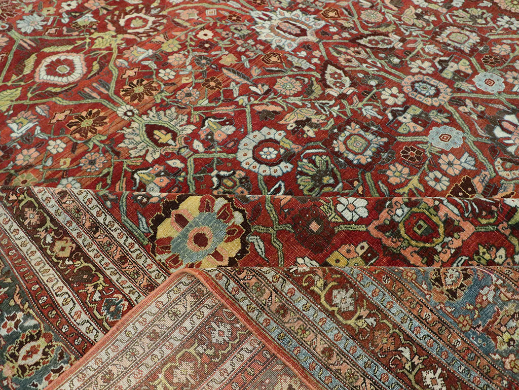 Antique Persian Bidjar Oversize Carpet, No.29500 - Galerie Shabab