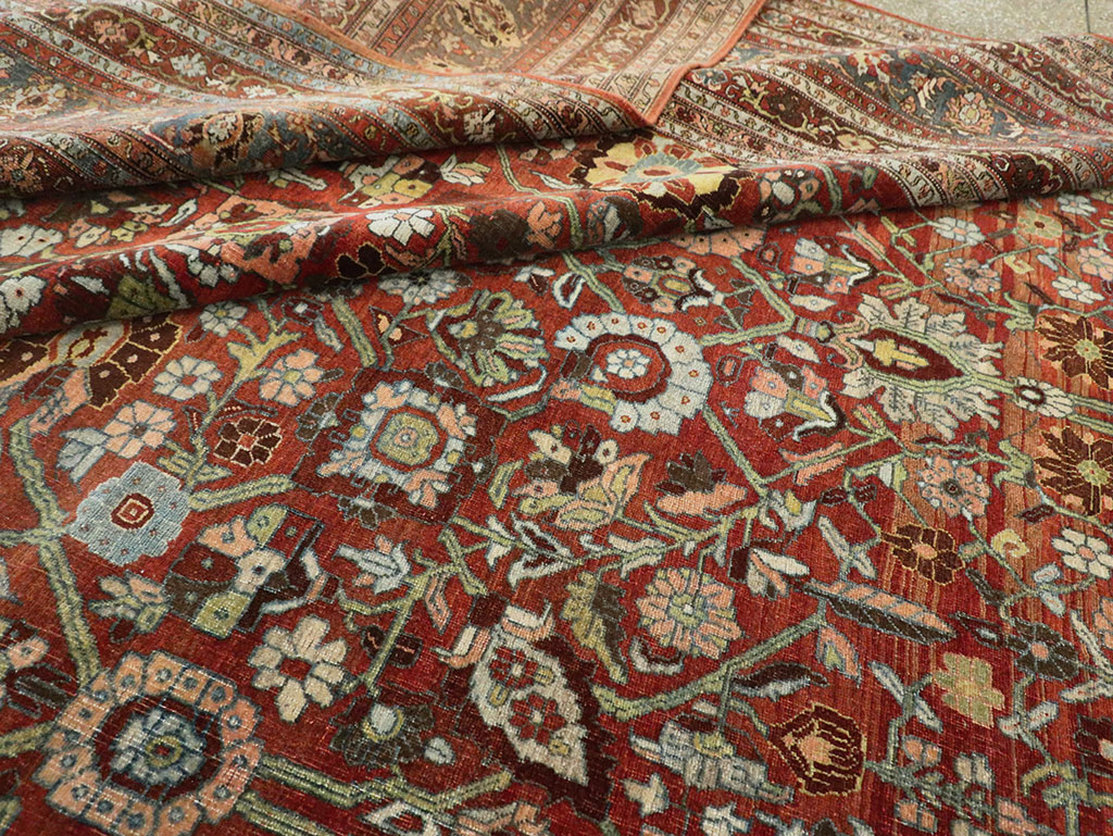 Antique Persian Bidjar Oversize Carpet, No.29500 - Galerie Shabab