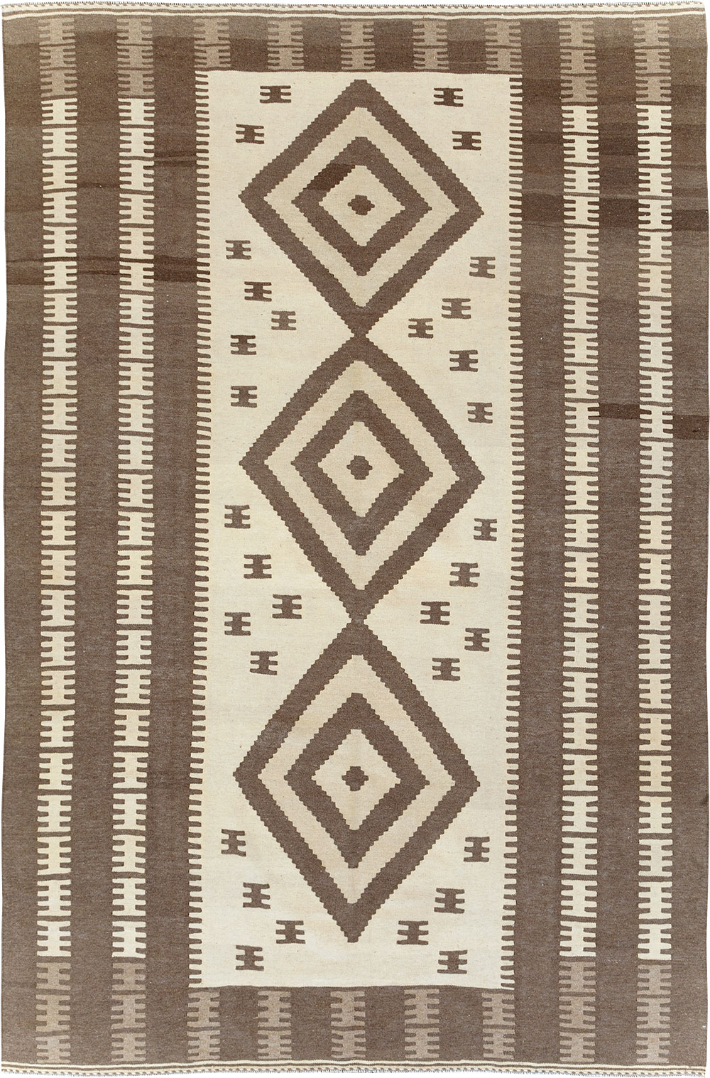 Vintage Persian Flatweave, No.29501 - Galerie Shabab
