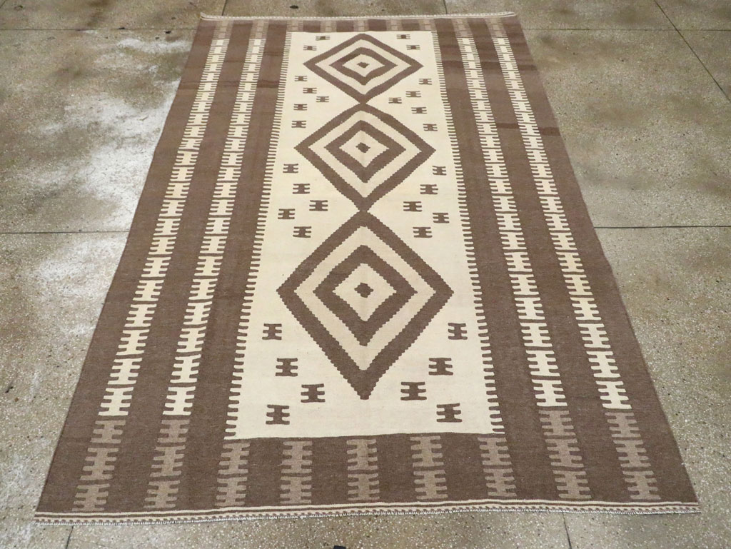 Vintage Persian Flatweave, No.29501 - Galerie Shabab