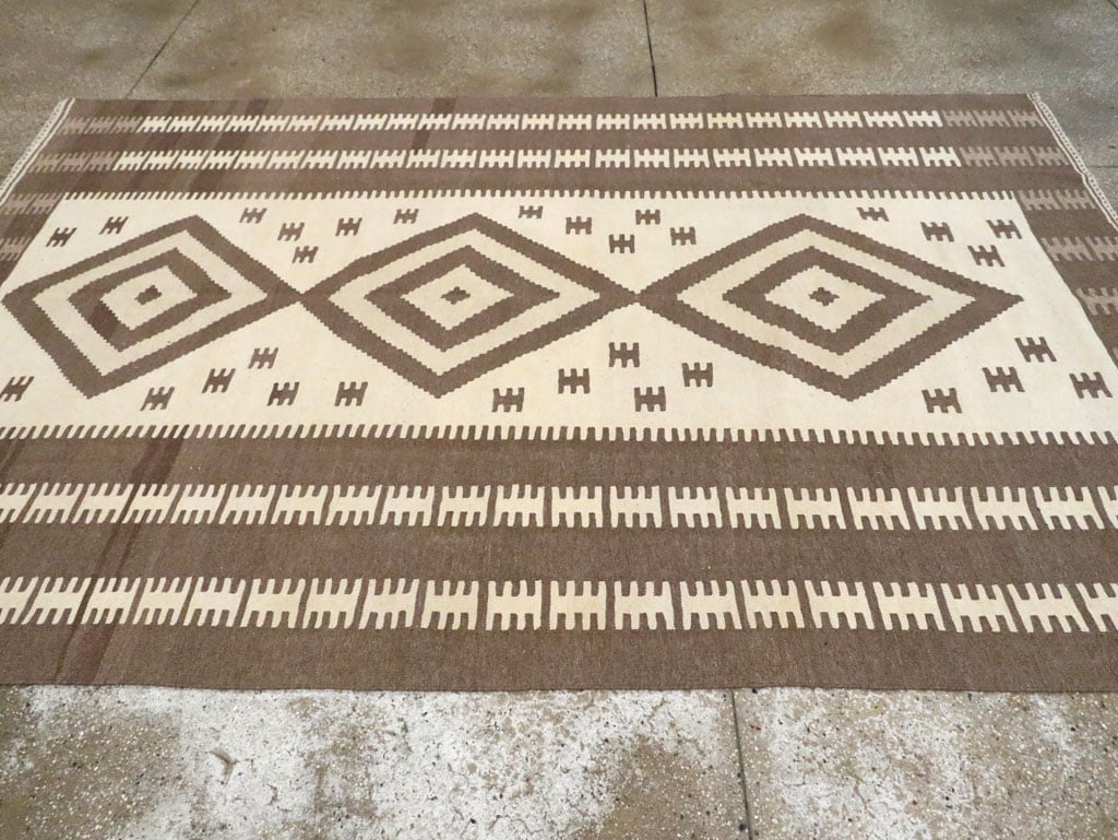 Vintage Persian Flatweave, No.29501 - Galerie Shabab