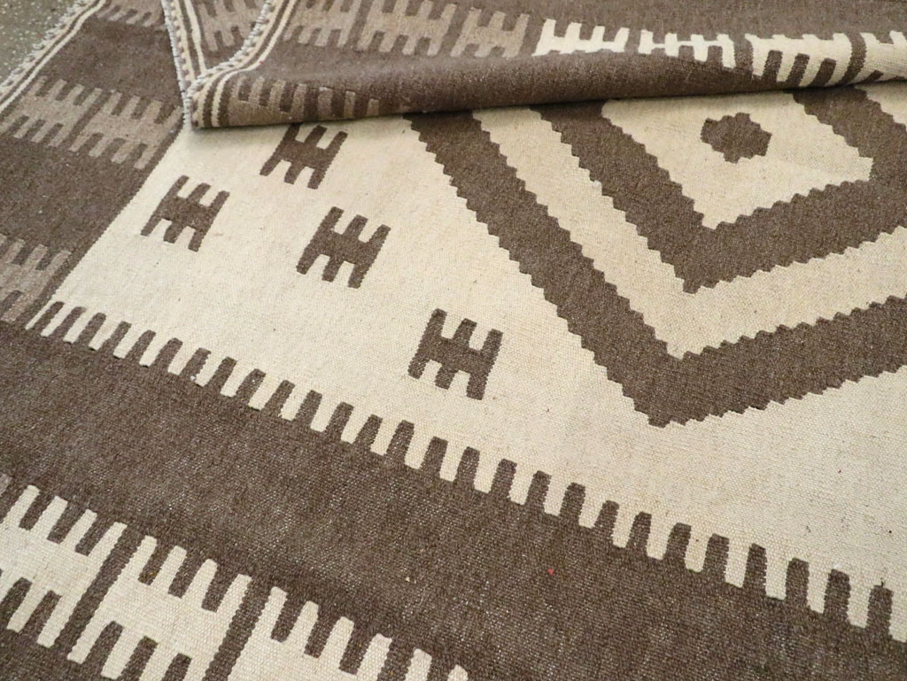 Vintage Persian Flatweave Kilim, No.29501 - Galerie Shabab