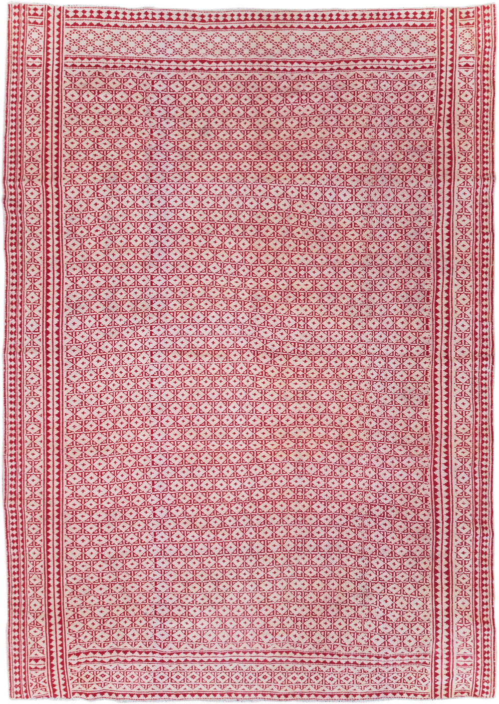 Vintage Persian Flatweave Kilim Room Size Carpet, No.29502 - Galerie Shabab