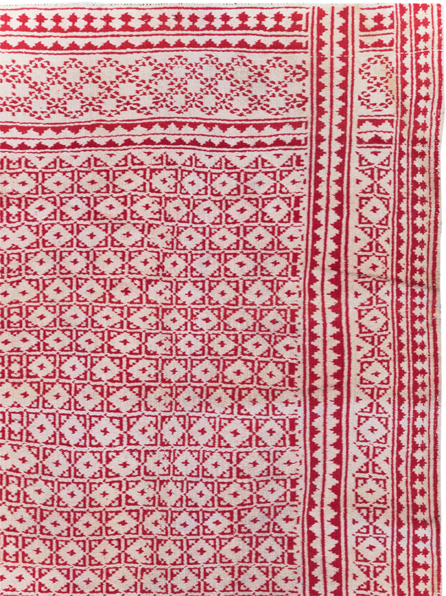 Vintage Persian Flatweave Kilim Room Size Carpet, No.29502 - Galerie Shabab