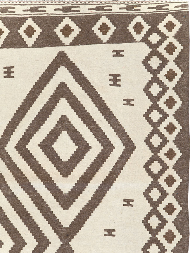 Vintage Persian Flatweave, No.29503 - Galerie Shabab