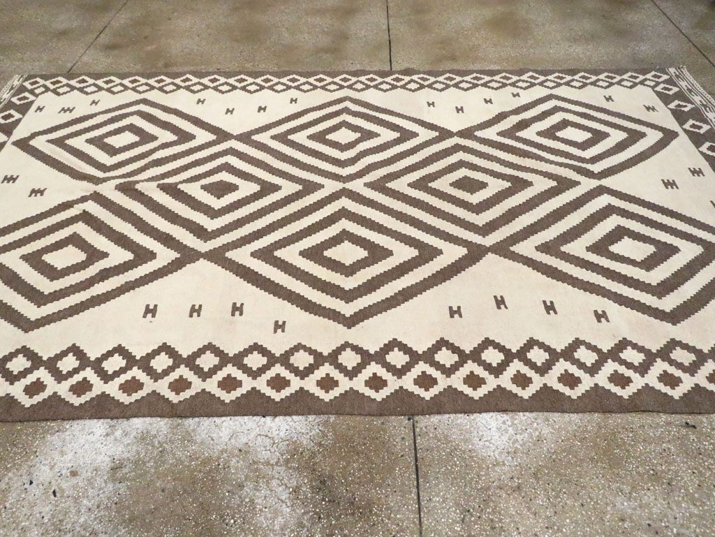 Vintage Persian Flatweave, No.29503 - Galerie Shabab