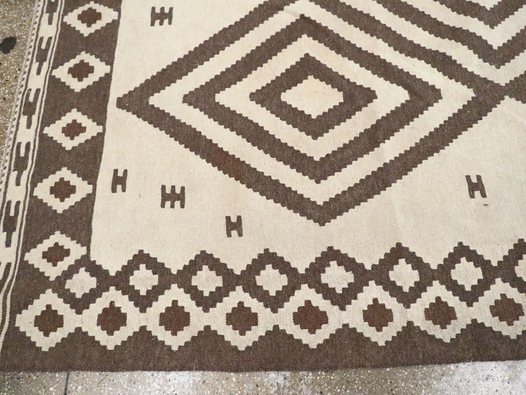 Vintage Persian Flatweave, No.29503 - Galerie Shabab