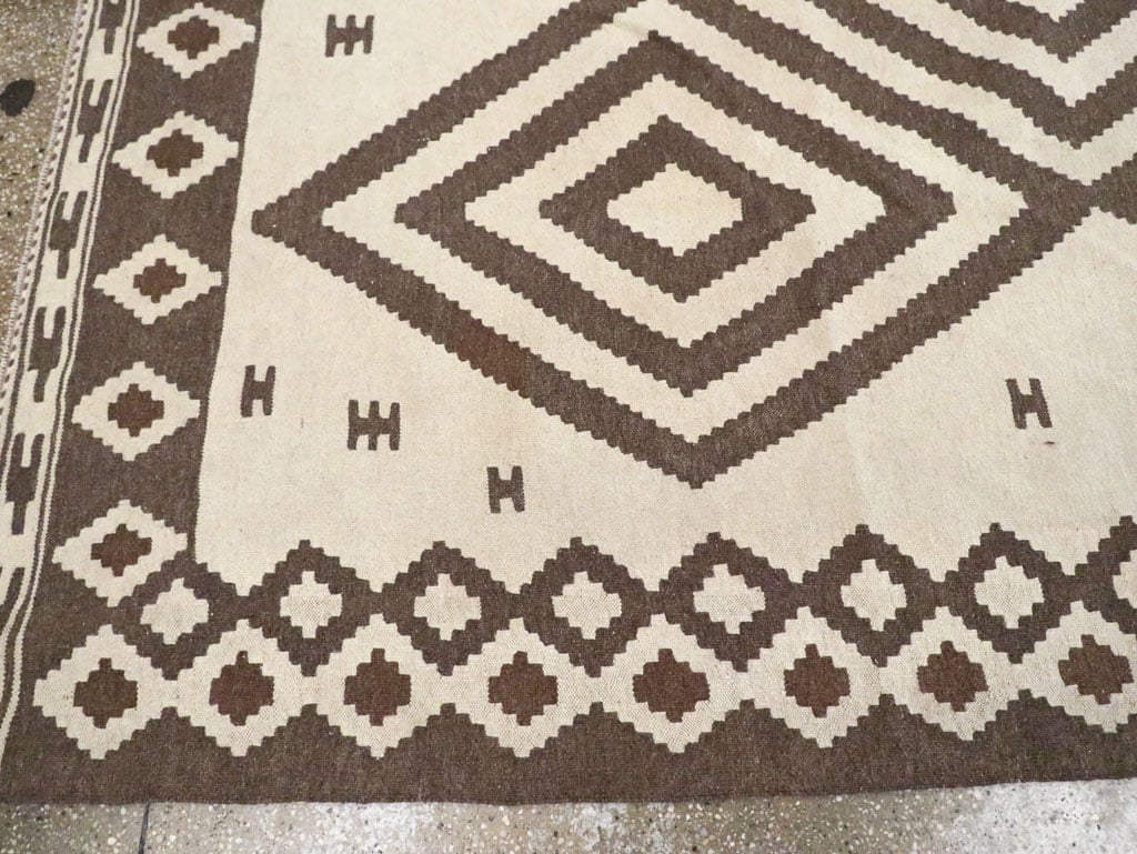 Vintage Persian Flatweave, No.29503 - Galerie Shabab