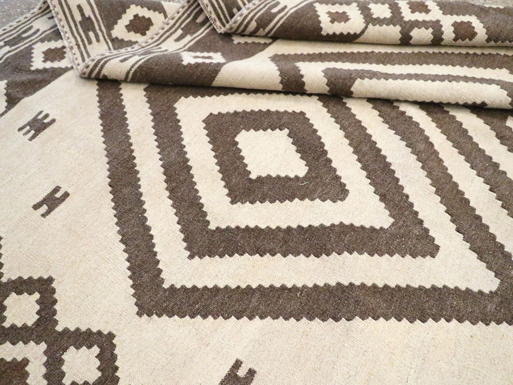 Vintage Persian Flatweave, No.29503 - Galerie Shabab
