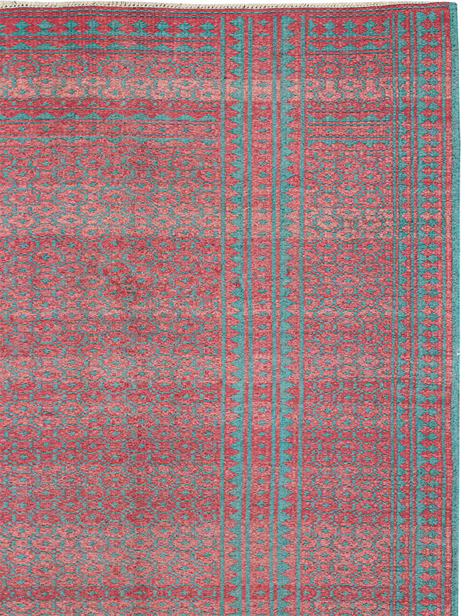 Vintage Persian Flatweave Kilim Accent Rug, No.29504 - Galerie Shabab