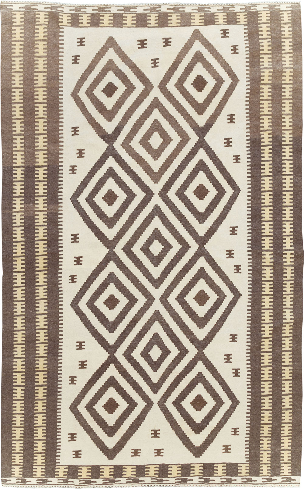 Vintage Persian Flatweave, No.29505 - Galerie Shabab