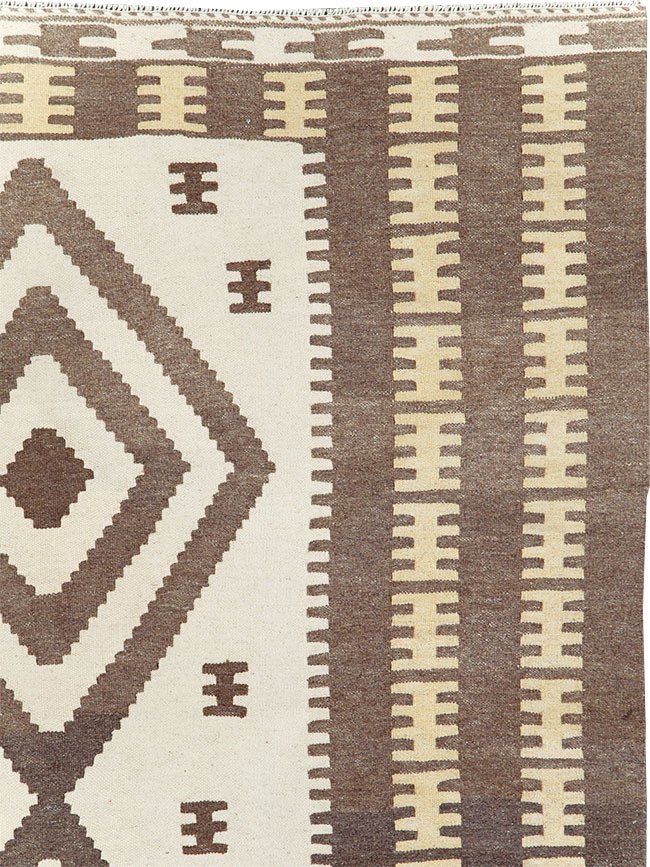 Vintage Persian Flatweave, No.29505 - Galerie Shabab