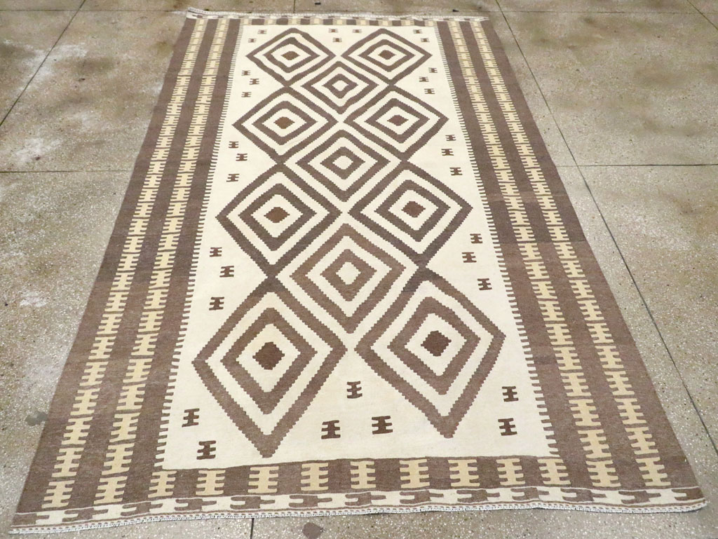Vintage Persian Flatweave, No.29505 - Galerie Shabab