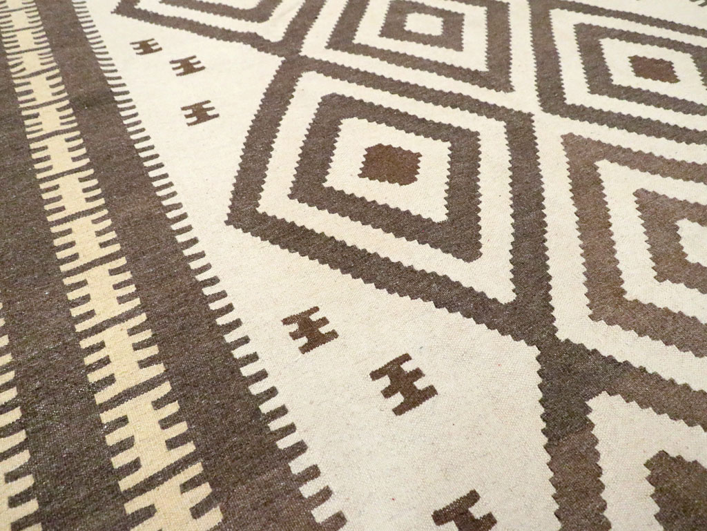 Vintage Persian Flatweave, No.29505 - Galerie Shabab