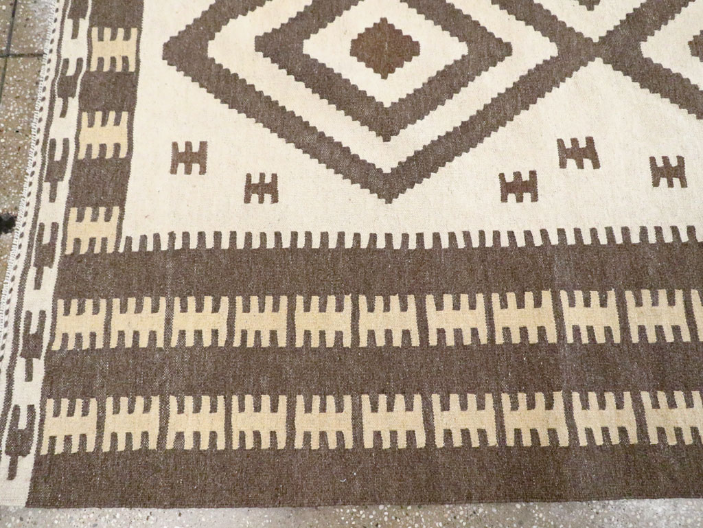 Vintage Persian Flatweave, No.29505 - Galerie Shabab