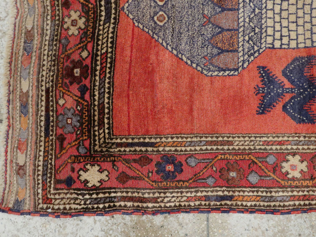 Vintage Central Asian Baluch Throw Rug, No.29517 - Galerie Shabab