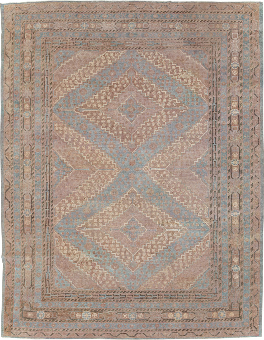 Large Antique Khotan Carpet, No.29518 - Galerie Shabab