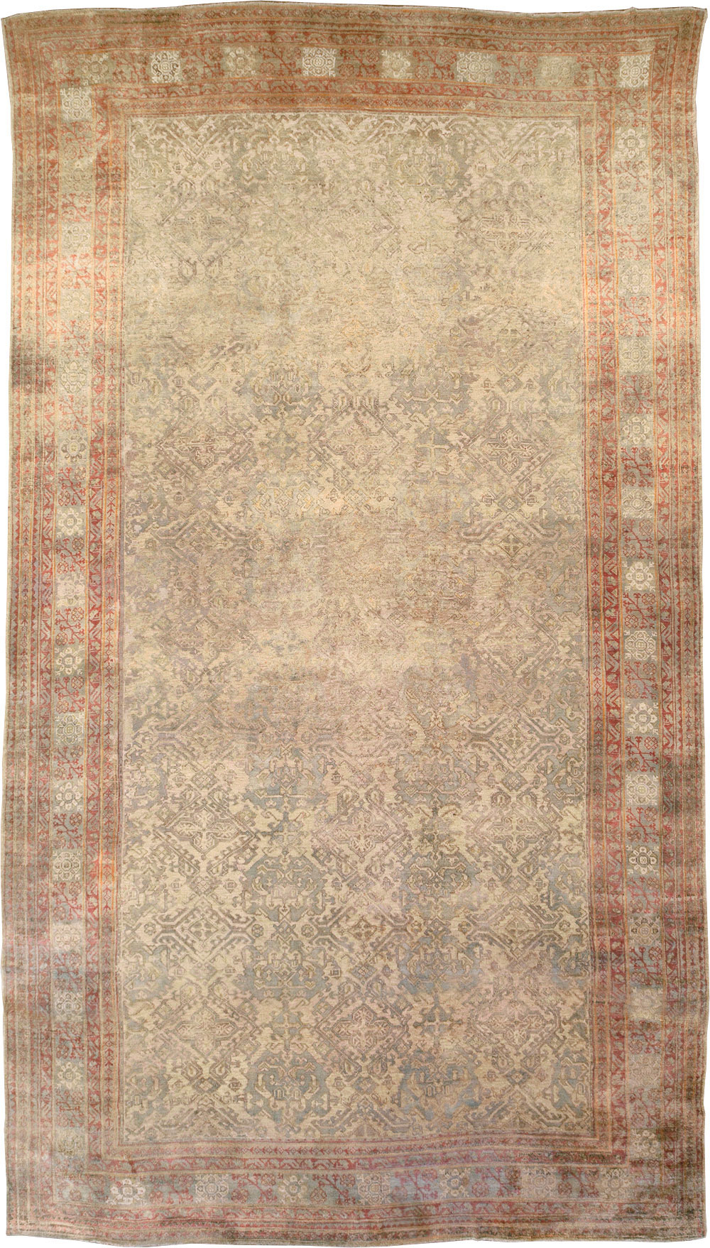 Antique Oversize Oushak Carpet, No.29520 - Galerie Shabab