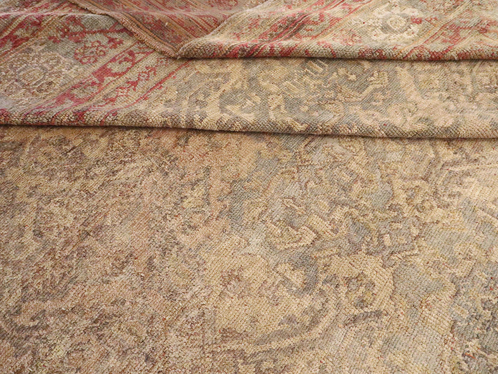 Antique Oversize Oushak Carpet, No.29520 - Galerie Shabab