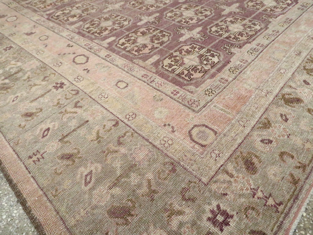 Antique Khotan Square Carpet, No.29521 - Galerie Shabab