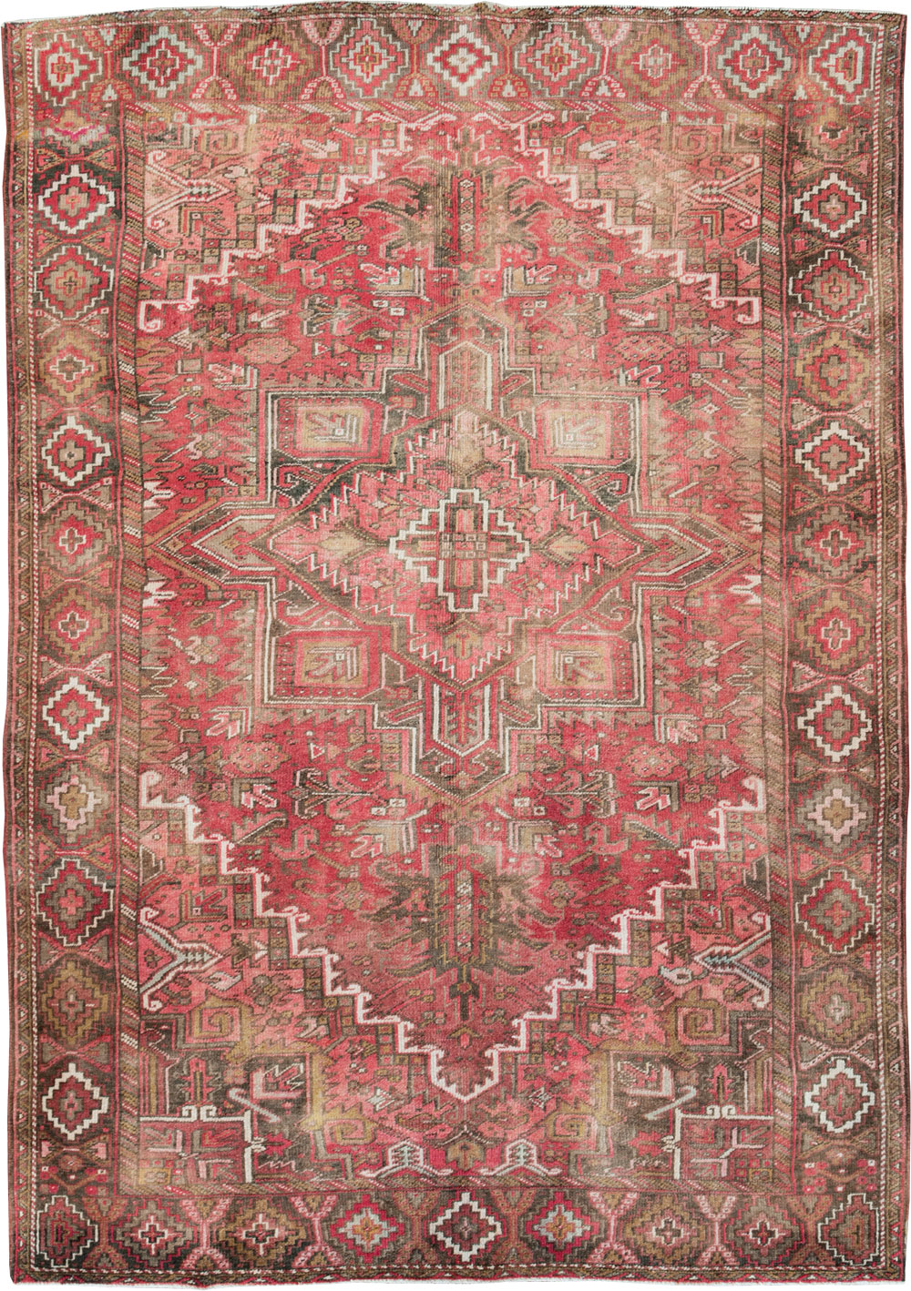 Vintage Persian Heriz Carpet, No.29526 - Galerie Shabab