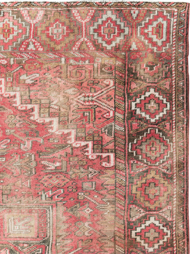 Vintage Persian Heriz Carpet, No.29526 - Galerie Shabab