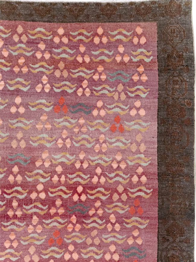 Vintage Turkish Cintamani Design Room Size Carpet, No.29529 - Galerie Shabab