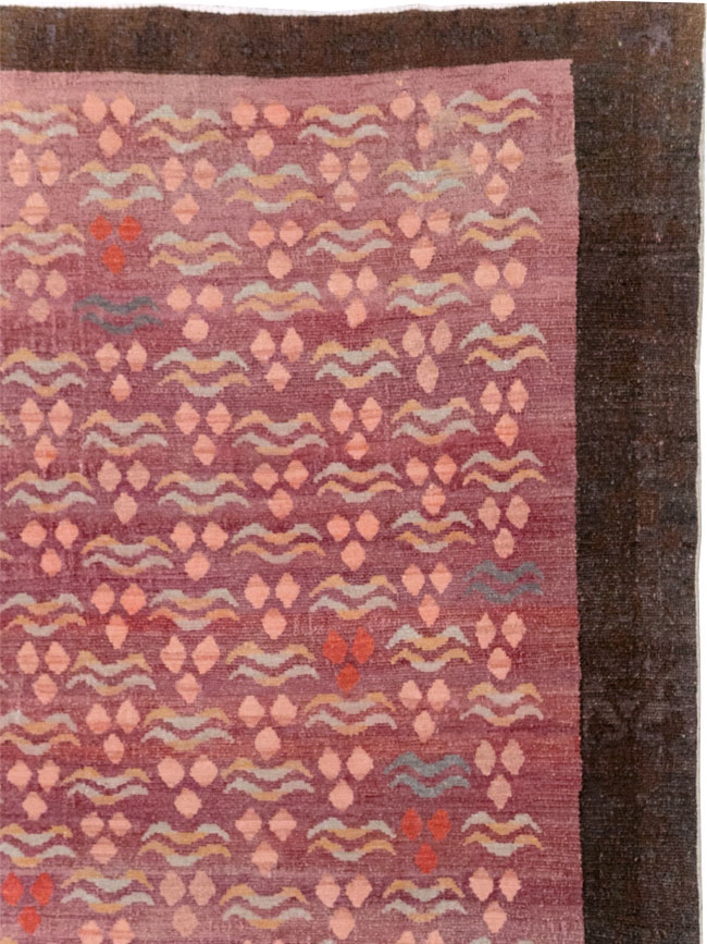 Vintage Turkish Cintamani Design Room Size Carpet, No.29529 - Galerie Shabab