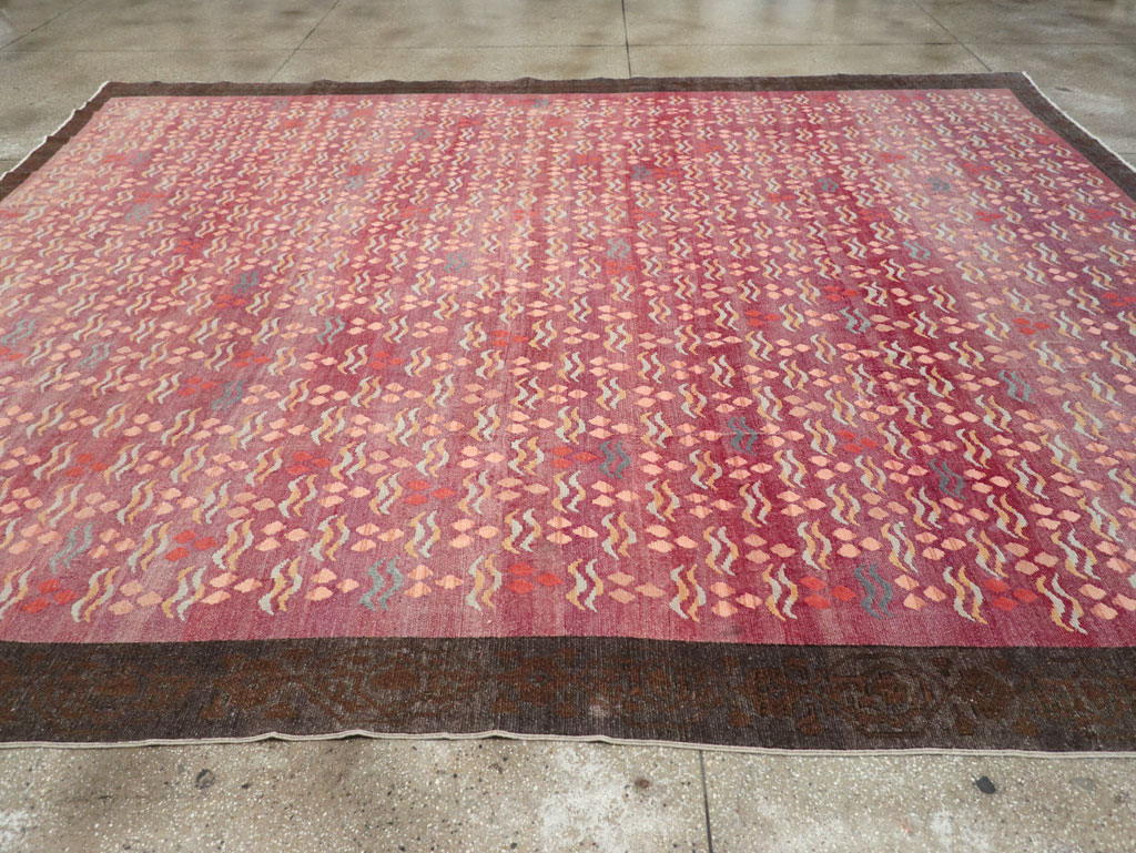 Vintage Turkish Cintamani Design Room Size Carpet, No.29529 - Galerie Shabab