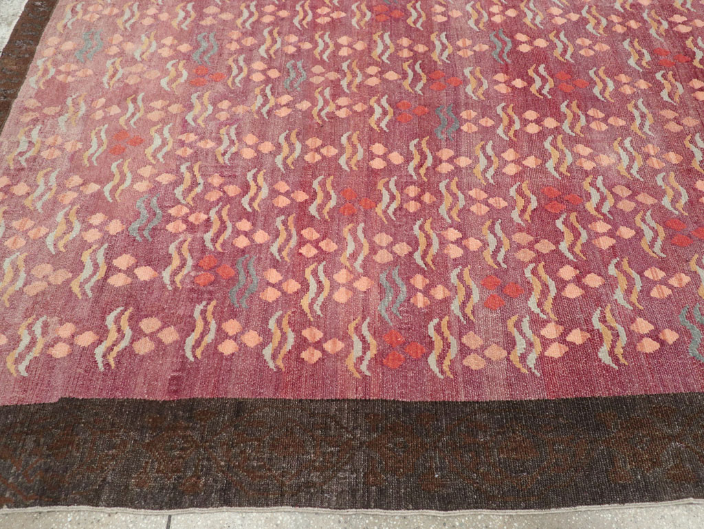 Vintage Turkish Cintamani Design Room Size Carpet, No.29529 - Galerie Shabab