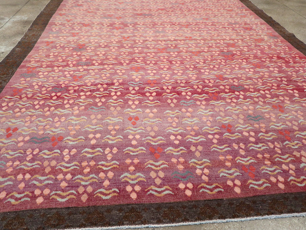 Vintage Turkish Cintamani Design Room Size Carpet, No.29529 - Galerie Shabab