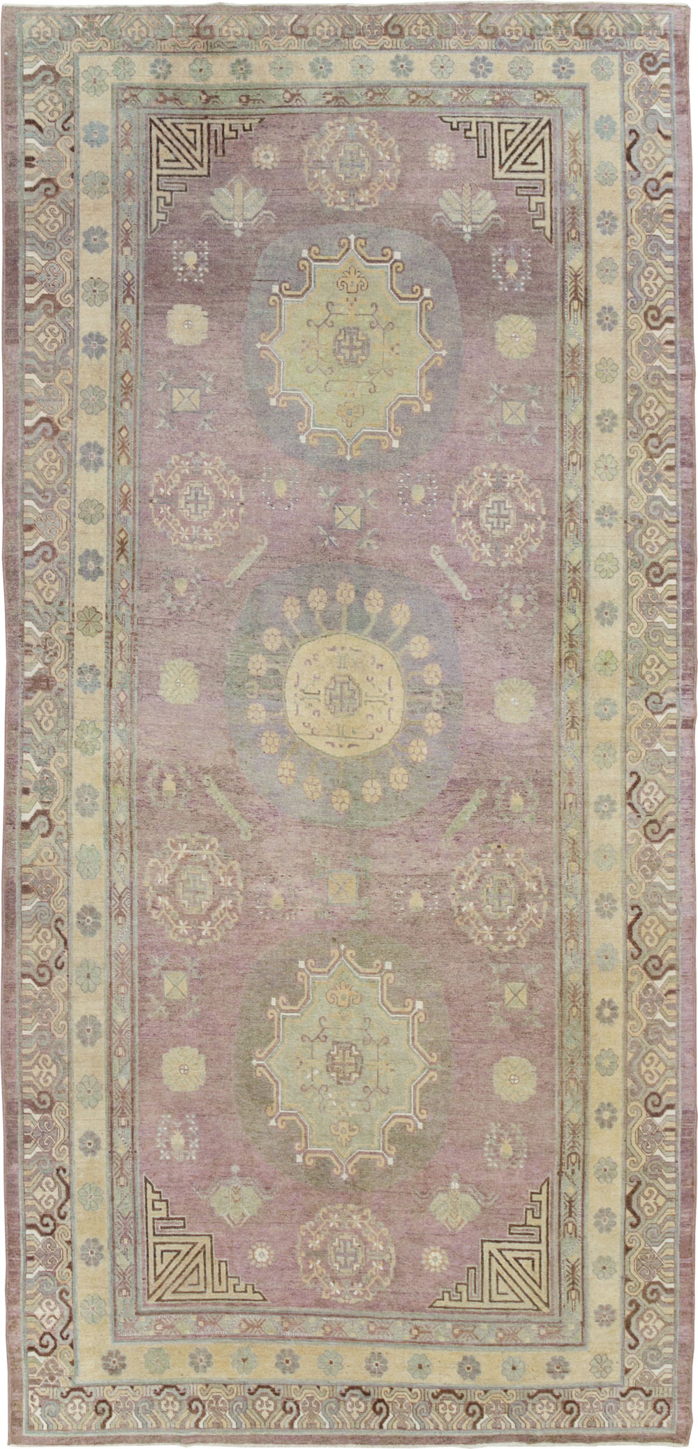 Antique East Turkestan Khotan Gallery Carpet, No.29531 - Galerie Shabab