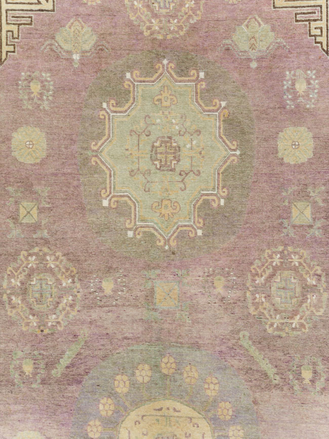 Antique East Turkestan Khotan Gallery Carpet, No.29531 - Galerie Shabab