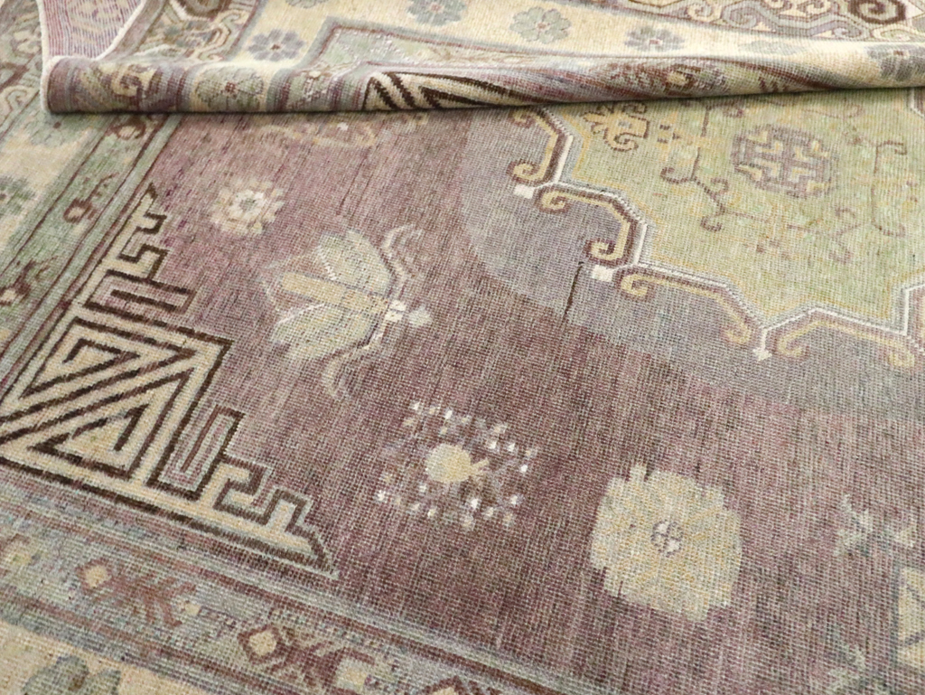 Antique East Turkestan Khotan Gallery Carpet, No.29531 - Galerie Shabab