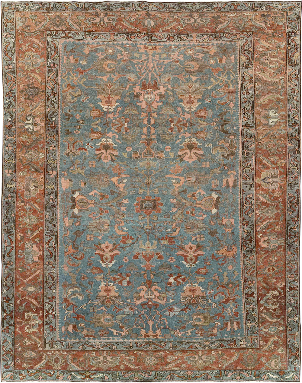Antique Persian Malayer Room Size Carpet, No.29534 - Galerie Shabab