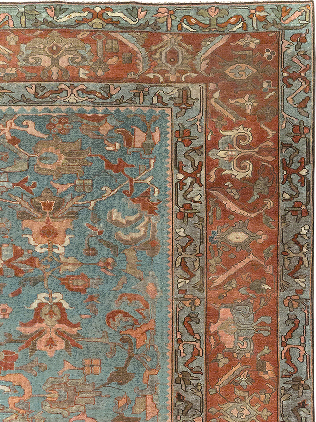 Antique Persian Malayer Room Size Carpet, No.29534 - Galerie Shabab