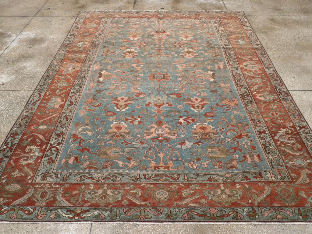 Antique Persian Malayer Room Size Carpet, No.29534 - Galerie Shabab