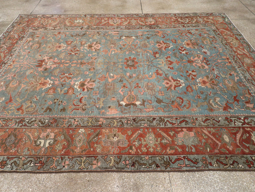 Antique Persian Malayer Room Size Carpet, No.29534 - Galerie Shabab