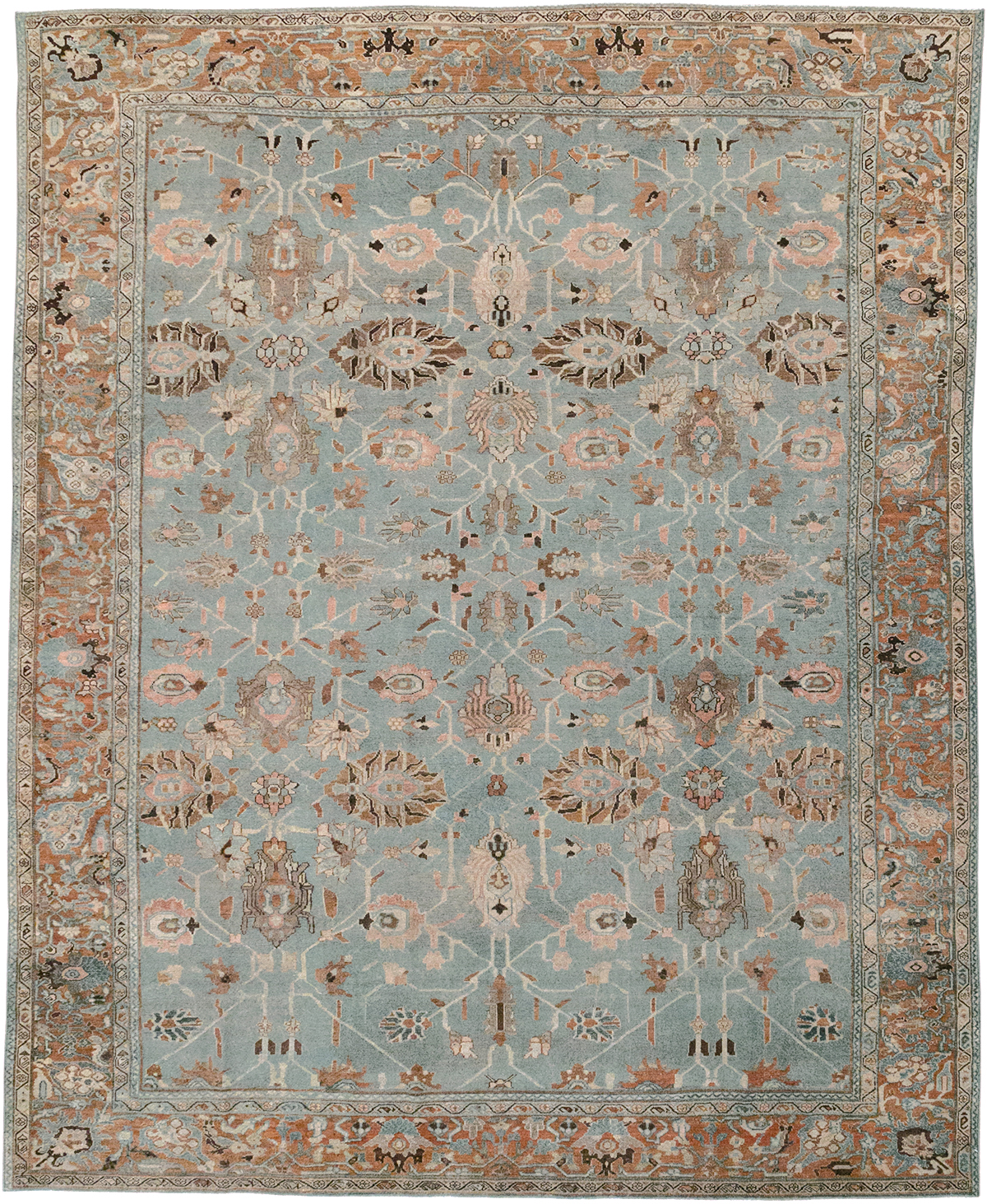 Antique Persian Malayer Room Size Carpet, No.29535 - Galerie Shabab